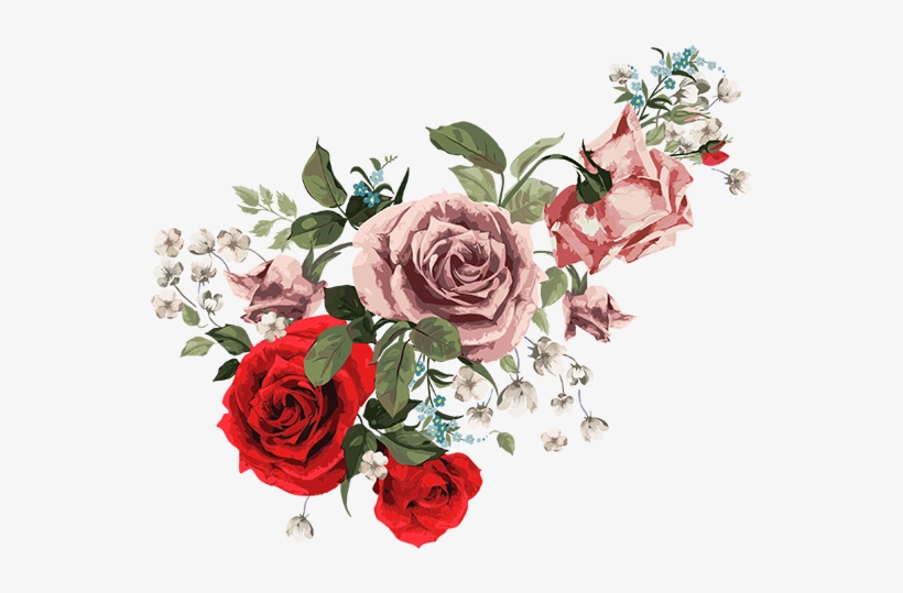 Tubes Fleurs / Bouquets - Vintage Roses - White Case - Galaxy S8, transparent png #1169336