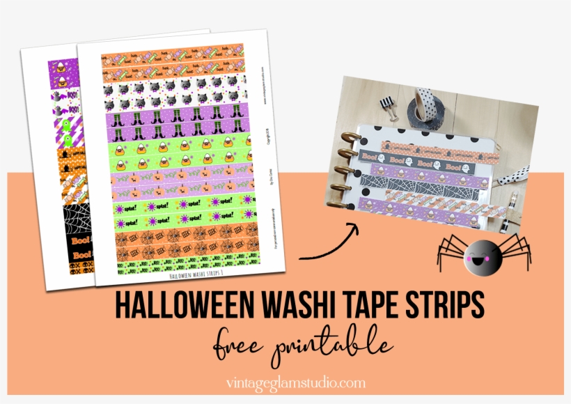 Today, I Am Releasing This Set Of Halloween Washi Tape - Gpstrackit, transparent png #1169411