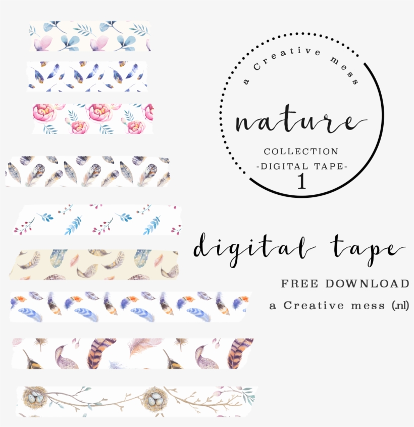 Washi Tape - Digital Tape Format, transparent png #1169588