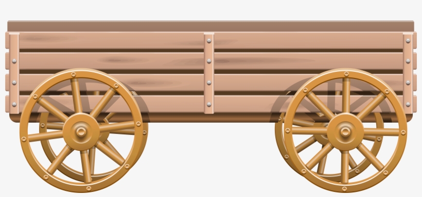 Wooden Cart Png Clip Art - Carreta De Madera Png, transparent png #1169737