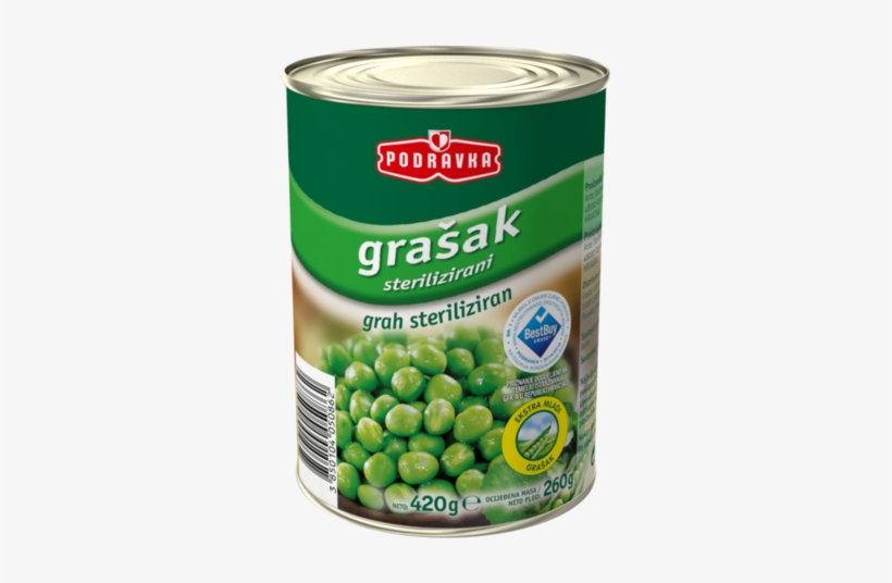 Peas - Podravka Chicken Soup With Noodles - 2.2 Oz, transparent png #1169814