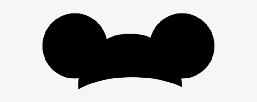 It's A Small, Small World - Mickey Ears Silhouette, transparent png #1169845