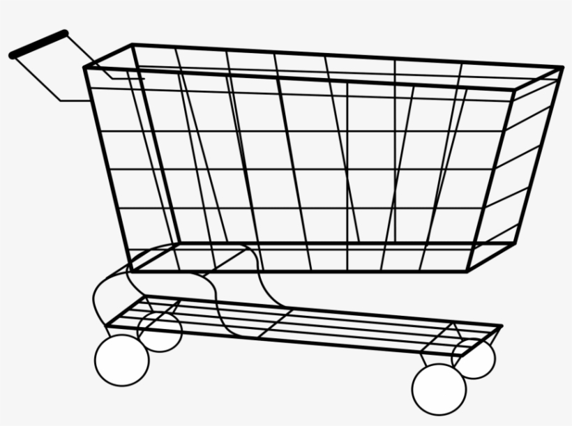 Free Png Shopping Cart Png Images Transparent - Shopping Cart Outline, transparent png #1169957