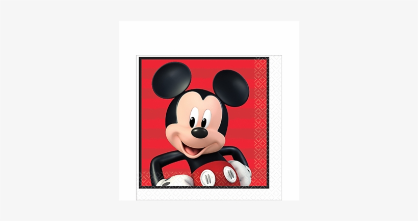 Mickey On The Go Birthday Lunch Napkins, 6" - Font Vella Agua Mineral 33cl Junior (pack 6 Botellas), transparent png #1170048