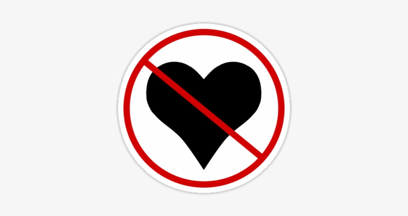 39kib, 375x360, Love Is A Lie - Crossed Heart, transparent png #1170119