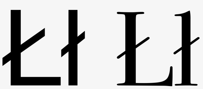 L With A Line Through, transparent png #1170209