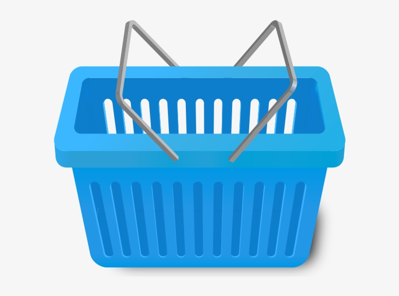 Shopping Cart Light Blue Vector Icon - Shopping Cart Light Blue, transparent png #1170494