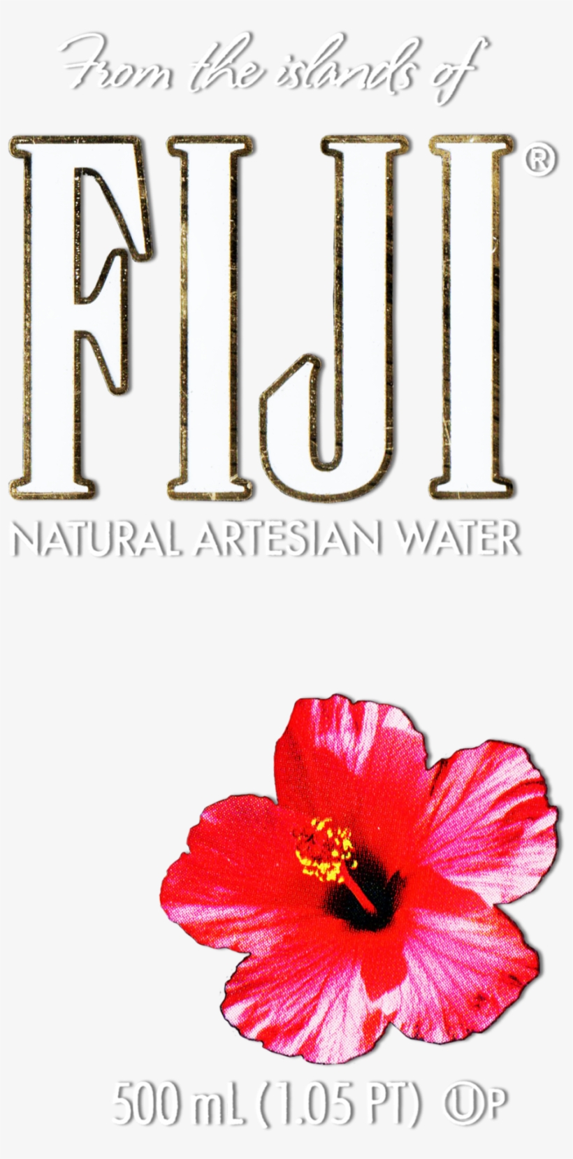 Hibiscus Flower Png Image Collections - Fiji Water Bottle Flower, transparent png #1170665