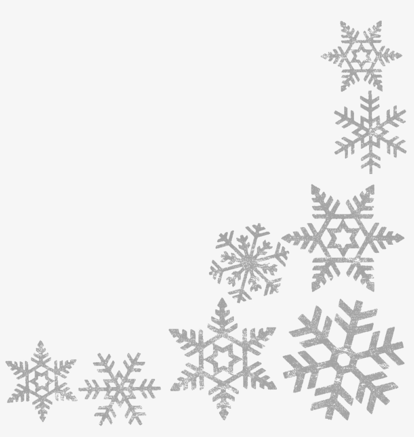 Snowflake Clipart Border Clipartxtras Lime Green Christmas - Snowflake Border Png Transparent, transparent png #1170874