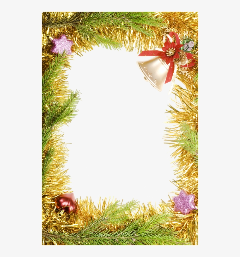 Christmas Ornaments Border Hd Pictures Photo Christmas - Full Hd Page Border, transparent png #1171114