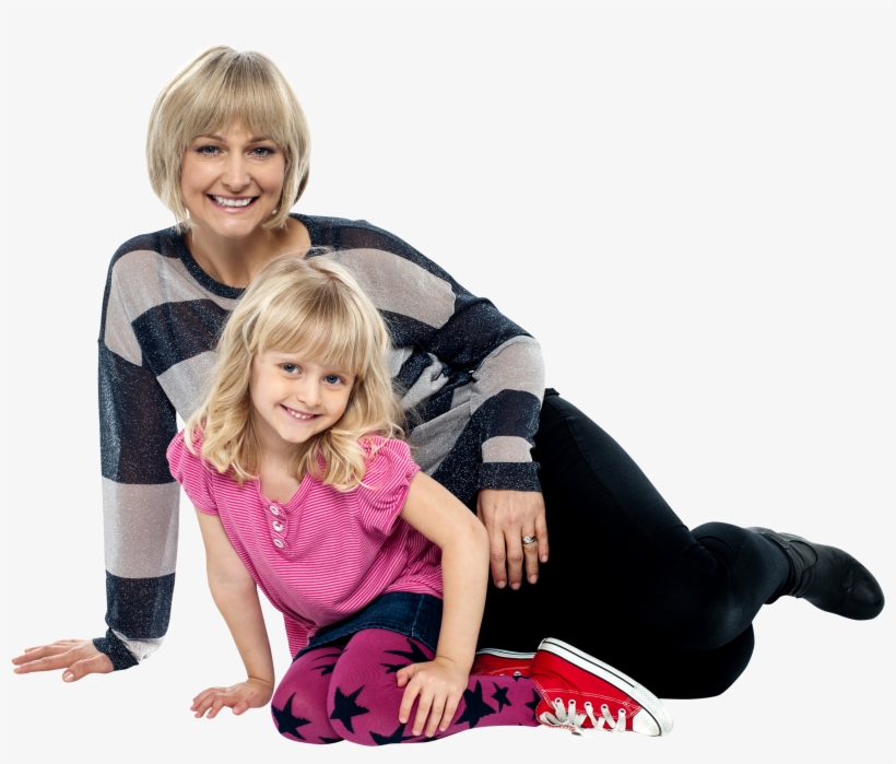 Mother And Child Png Image - Play With Mother Png, transparent png #1171268