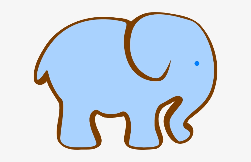 How To Set Use Large Blue Elephant Svg Vector, transparent png #1171400