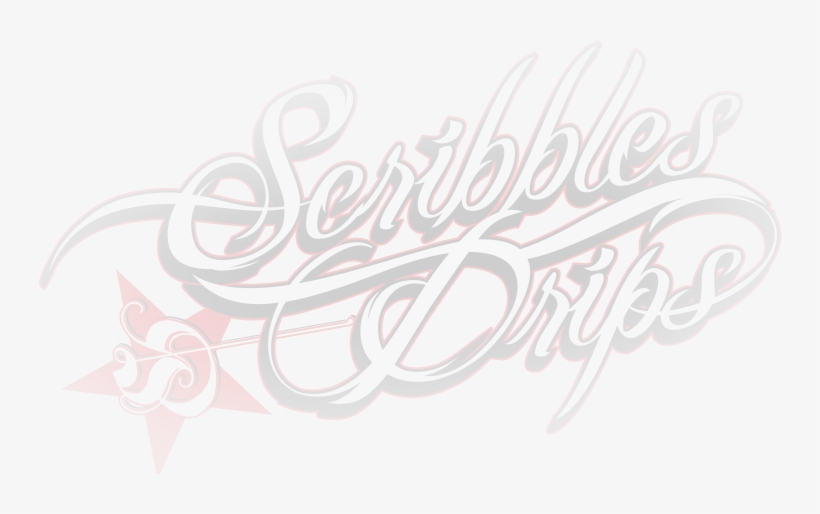 Scribbles & Drips - Calligraphy, transparent png #1171598
