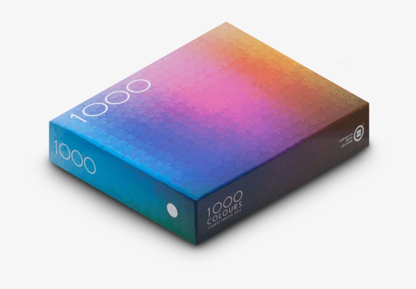 1000 Colours Cmyk Puzzle By Clemens Habicht - Cmyk Color Puzzle, transparent png #1171670