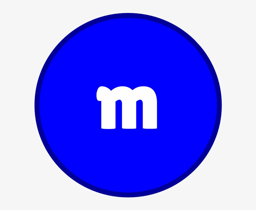 Blue M&m Png - Blue M&m Png, transparent png #1171842