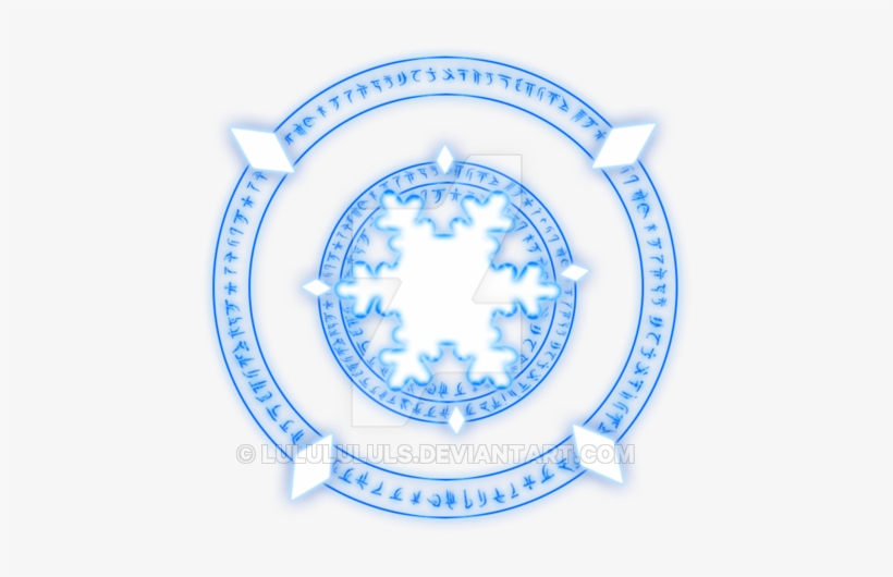Png Royalty Free Download Dawn S By Thecherrymonsterlu - Ice Magic Circle Png, transparent png #1172114