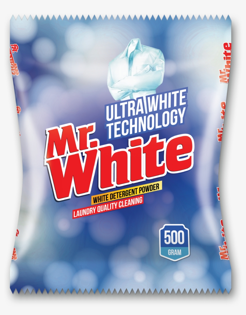 White Detergent Powder - Mr White Detergent Powder, transparent png #1172232