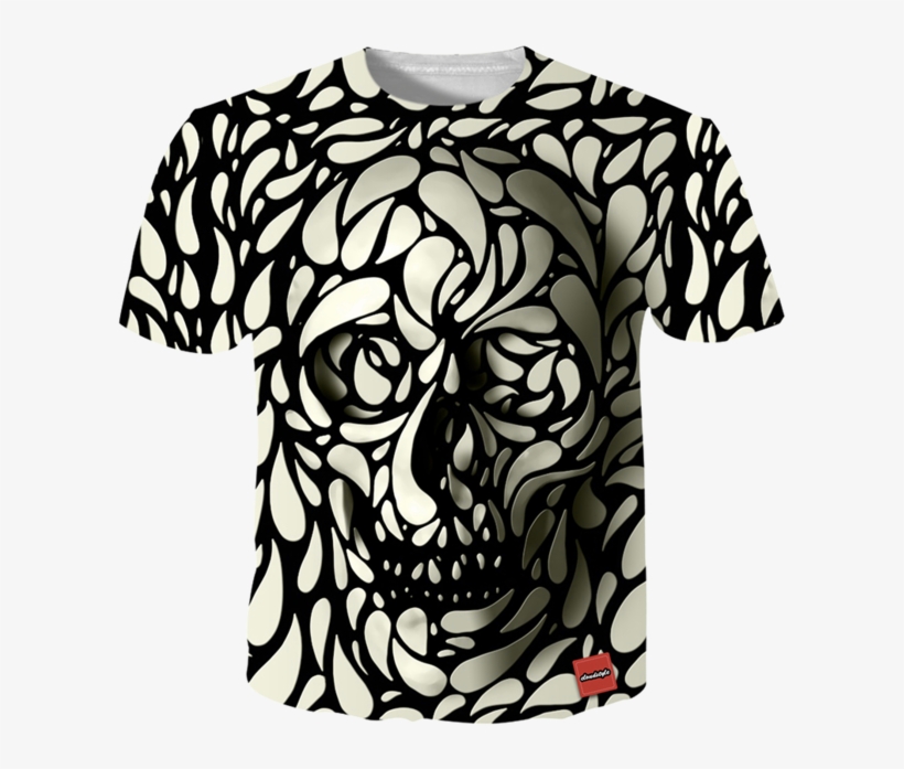The 3d Skull Tshirt - 3d T Shirts Skull, transparent png #1172479