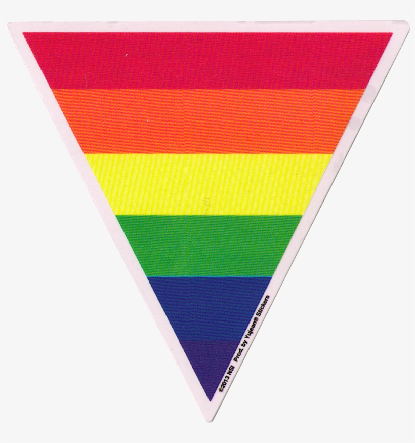 Triangle Rainbow - Rainbow Sticker Transparent, transparent png #1172569