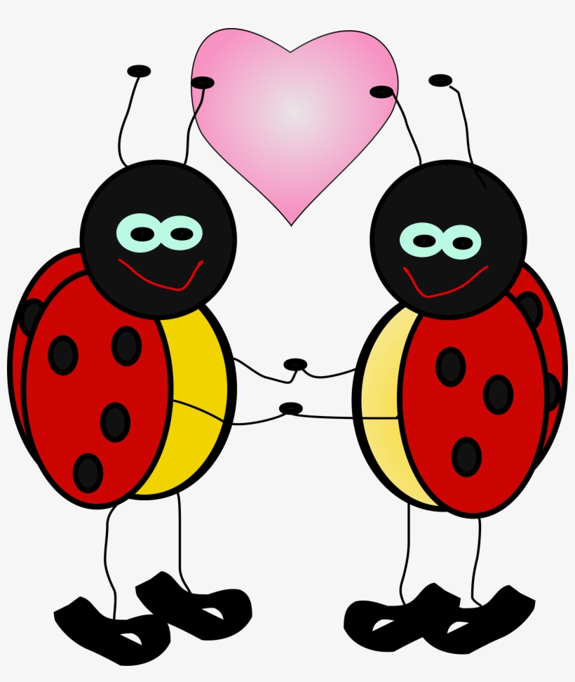 Ladybug Clipart Celebration - Ladybugs Cartoon, transparent png #1172721