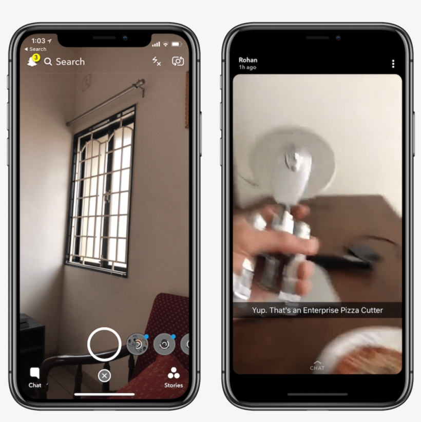 Best Iphone X Apps - Snapchat Screen Iphone X, transparent png #1172810