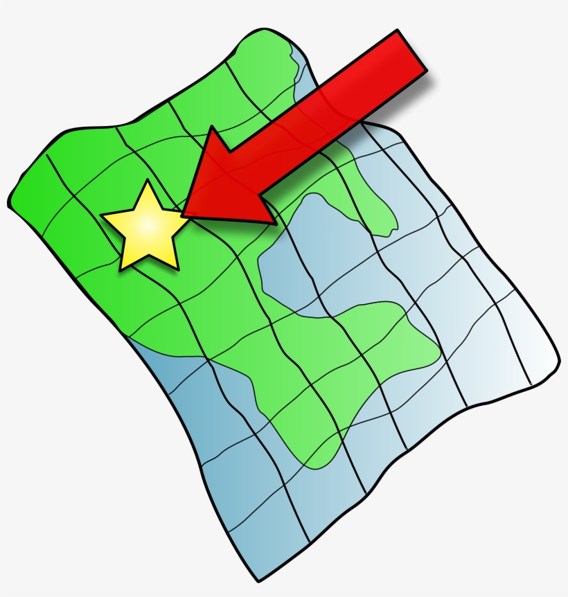 Point Map Star Arrow Pointing Target Maps - 5 Palabras Con M, transparent png #1173283