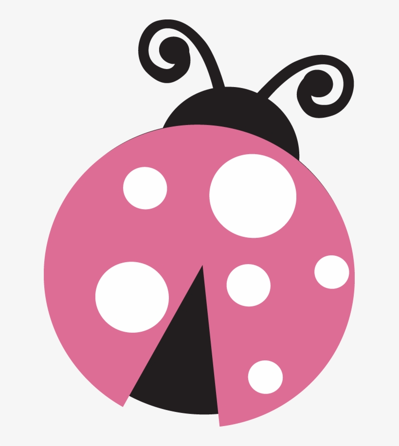 Pink Ladybug Cliparts - Ladybug On Flower-2 Curtains, transparent png #1173353