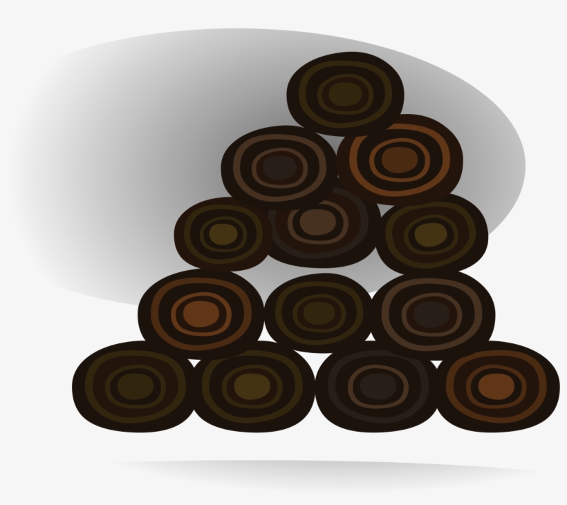 Firebog Log Pile1 Icons Png - Clip Art, transparent png #1173791