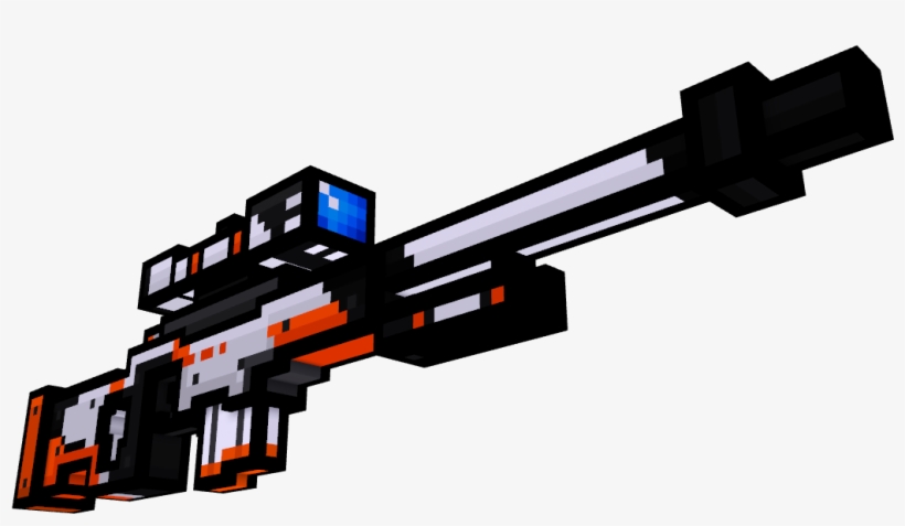 Awp Sci-fi - Sci Fi Gun Pixel Art, transparent png #1173817