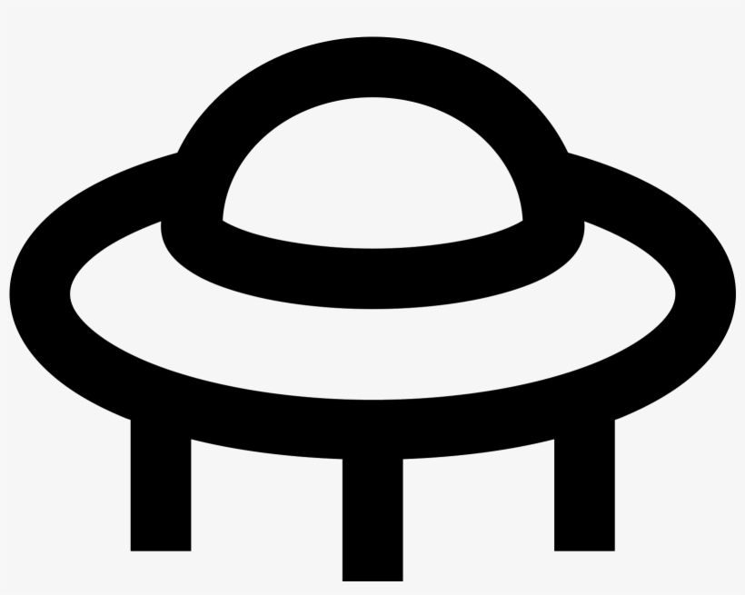It Is A Ufo, It Is Tilted On Its Side - Emblem, transparent png #1173974