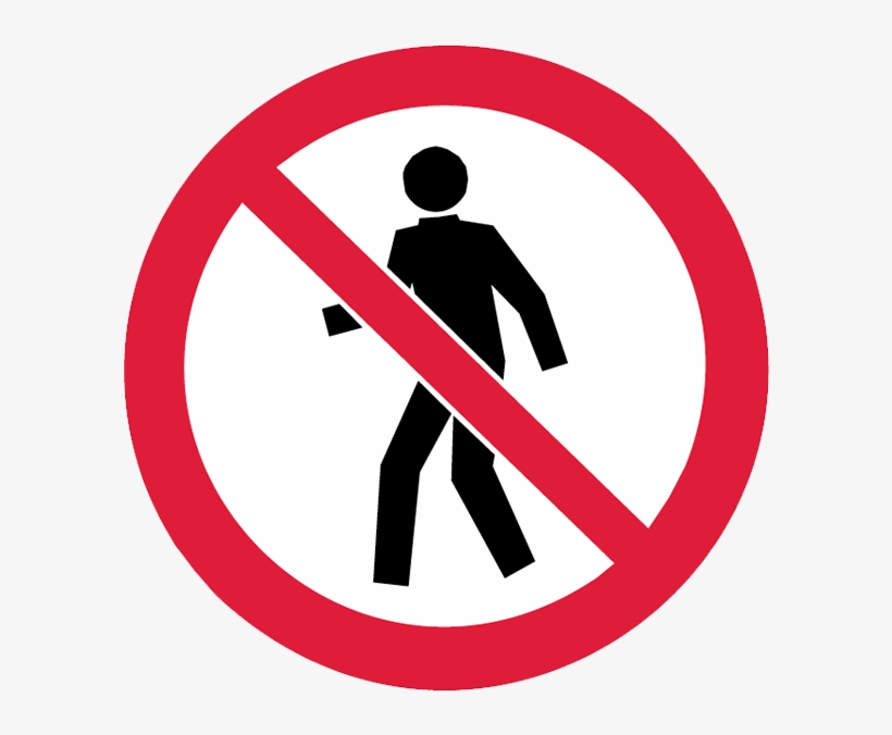 Brady Prohibition Pictograms - No Entry Authorized Personnel Only, transparent png #1175068