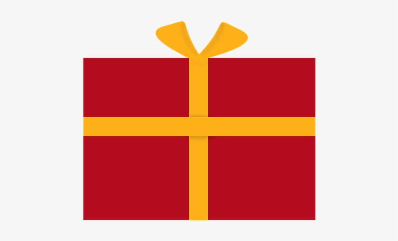 Parcel Clipart Red Gift Box - Gift, transparent png #1175150