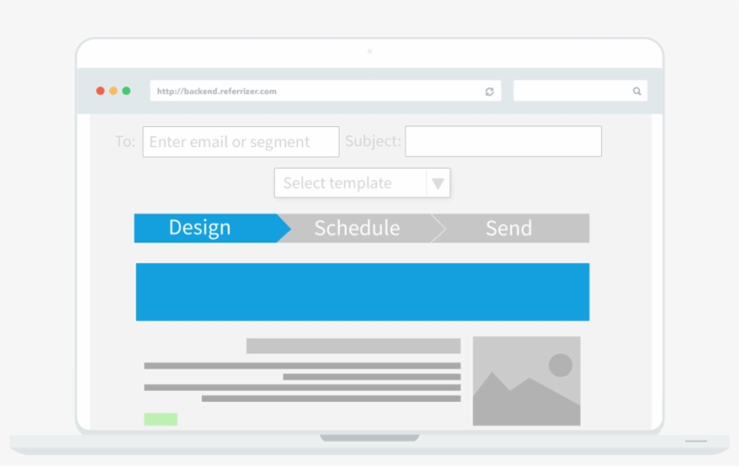 Email Campaigns Blocks Timeline - Email, transparent png #1175254