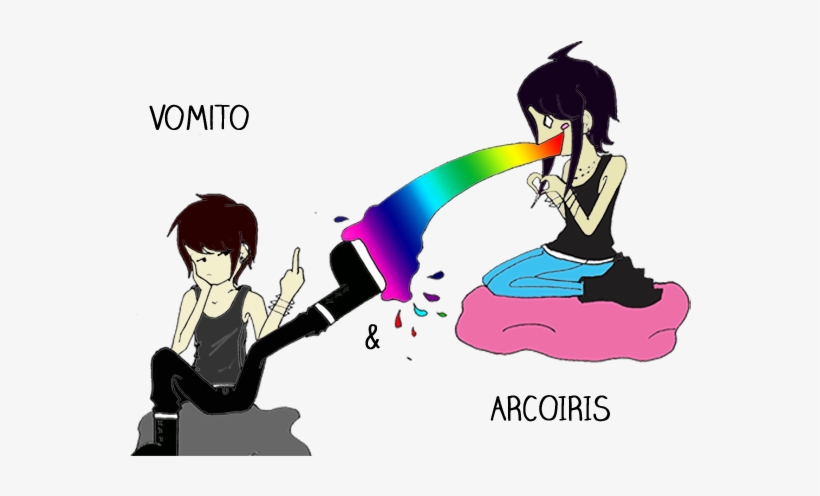 Vomito Arcoiris Dibujo, transparent png #1175313