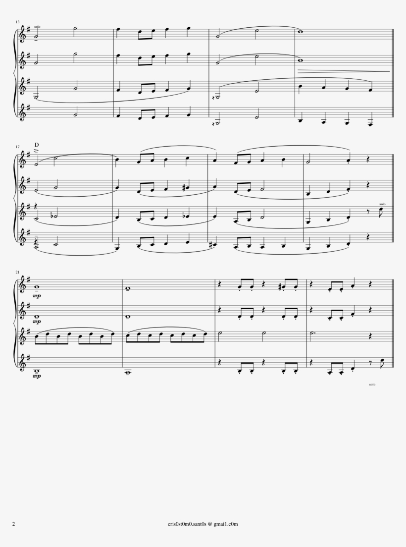 Além Do Arco-iris Sheet Music Composed By Arr - Além Do Arco Íris Pdf, transparent png #1175508