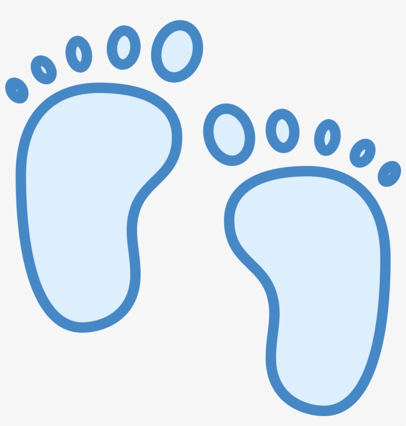 Baby Feet Heart Clipart - Child, transparent png #1175843