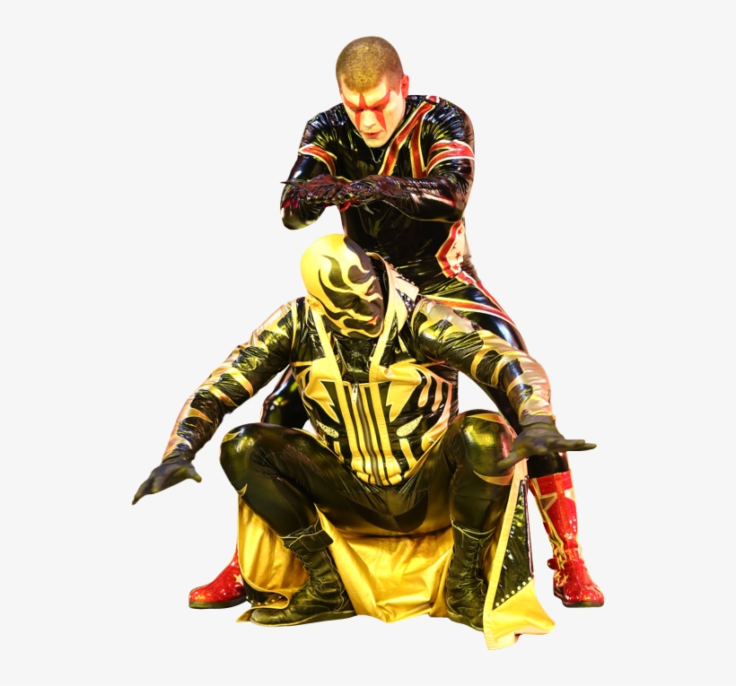 Stardust Wwe - Gold And Stardust Png, transparent png #1175919