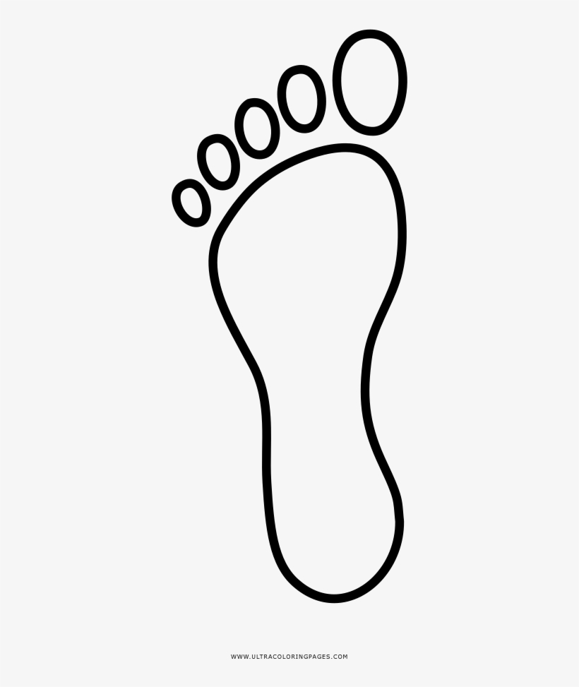 How To Make Footprint Crafts - Huellas De Pies Para Colorear, transparent png #1176033
