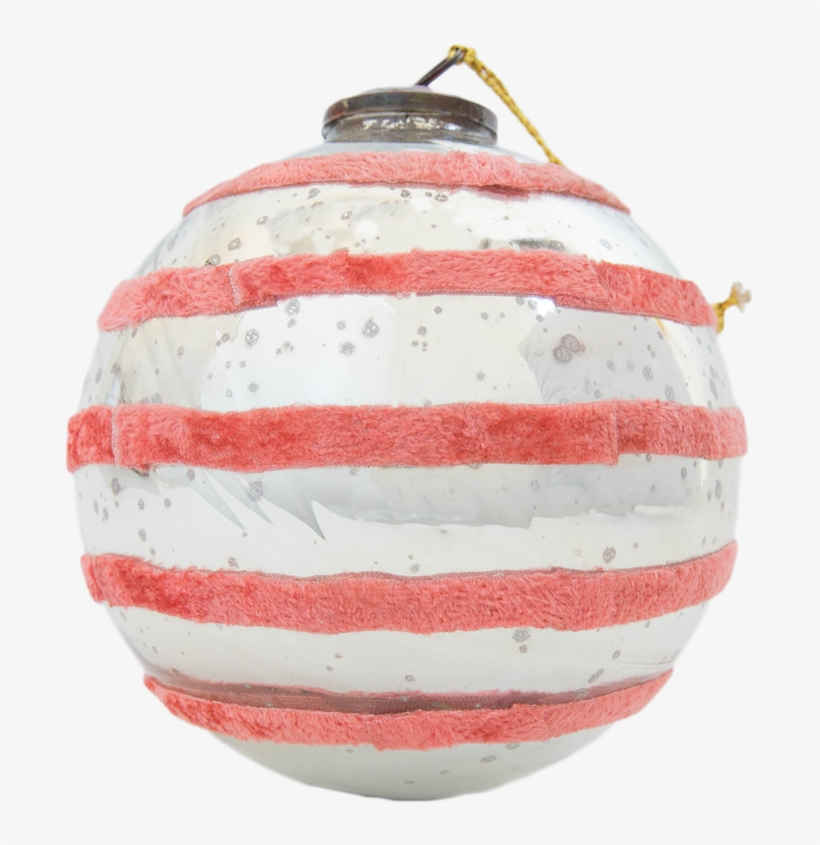 Velvet Wrapped Glass Ornaments 1 - Glass, transparent png #1176922