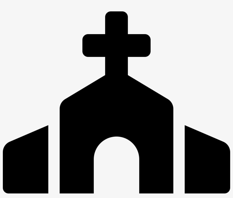 Open - Map Symbols Church With Steeple, transparent png #1176924