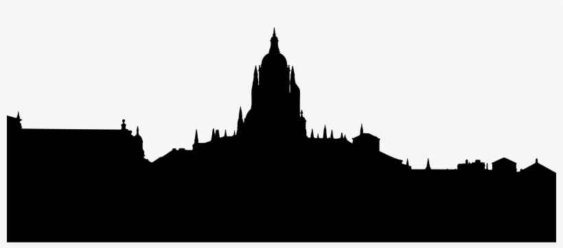 Church Silhouette - Segovia Silueta, transparent png #1176977