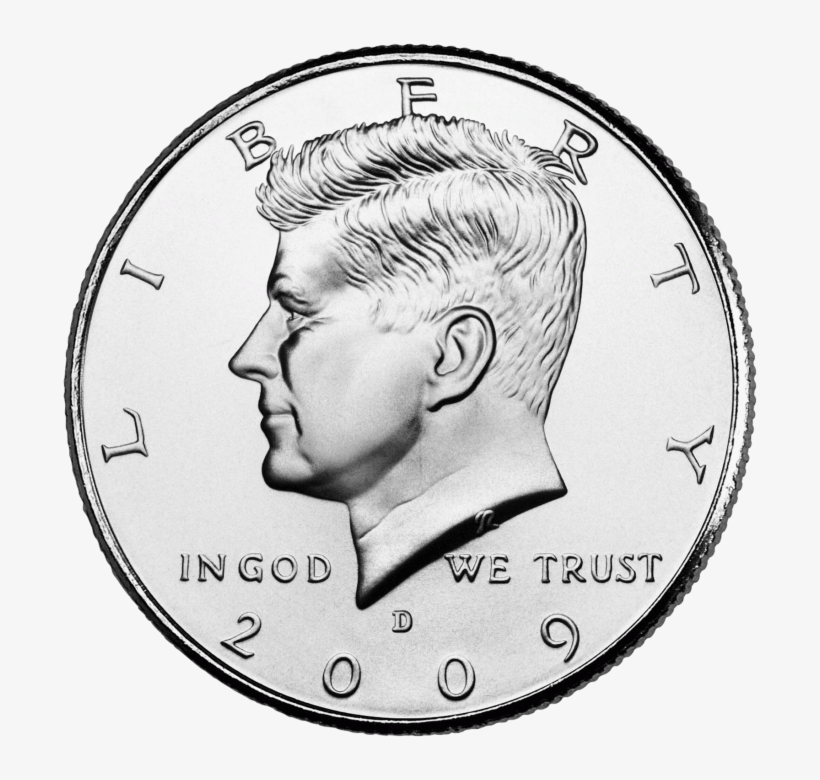 July 15th - John F Kennedy On A Coin, transparent png #1177326