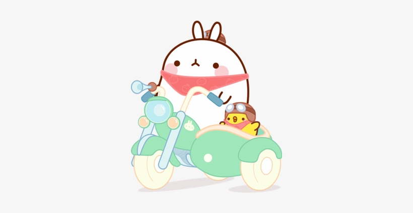 Molang - Molang And Piu Piu Pusheen, transparent png #1177419