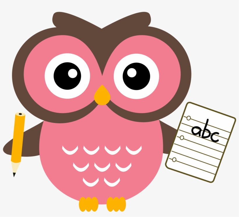 Homework Images - School Owl Clipart, transparent png #1177490