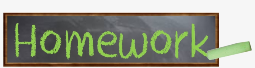 Homework Sign, transparent png #1177517