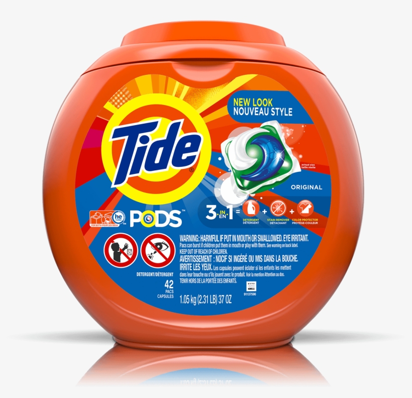 Tide Pods® Laundry Detergent Original Scent - Tide Pods Original Scent He Turbo Laundry Detergent, transparent png #1177557