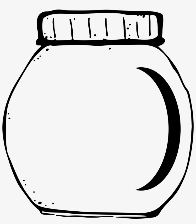 Free Search Icon Vector - Jar Black And White Clipart, transparent png #1177920