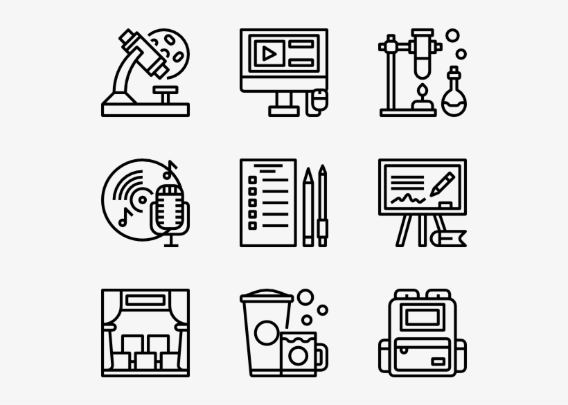 School - Design Icons, transparent png #1178053