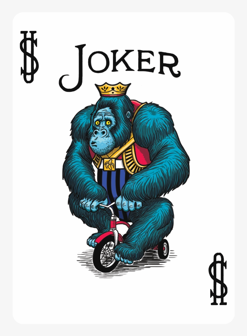 Gorilla Deck Playing Cards - Bicycle Gorilla Deck, transparent png #1178354