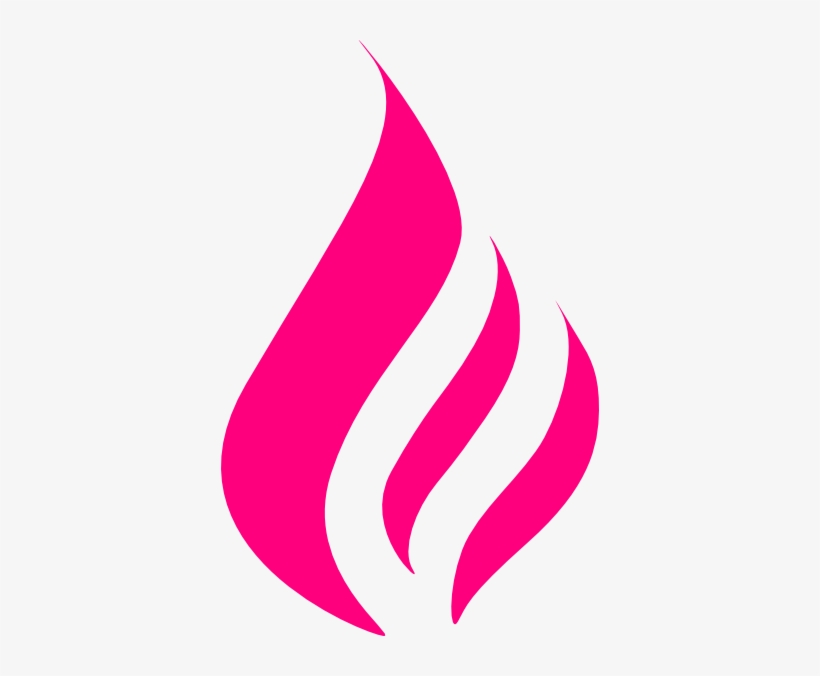 Pink Flames Png - Pink Flame Clip Art, transparent png #1178434